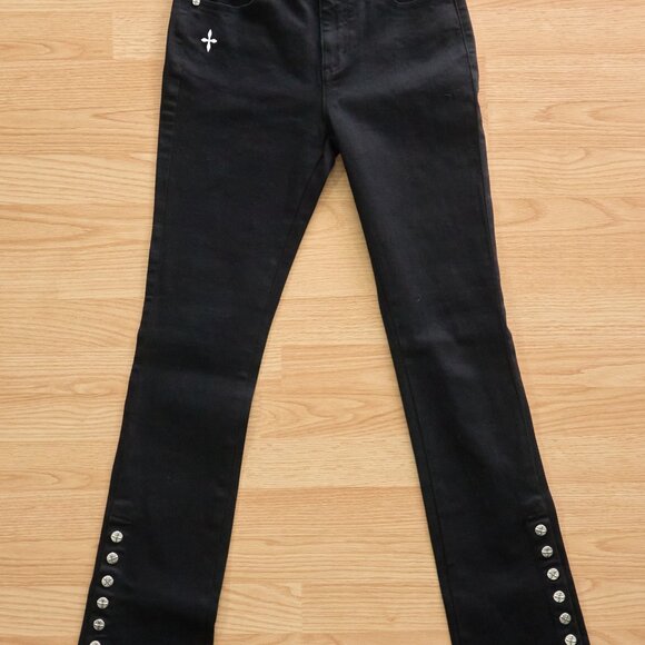 SMFK WildWorld Rider Mermaid Black Jeans, Size 2 - Picture 1 of 10